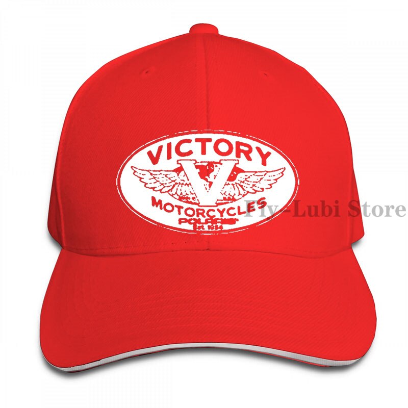 Victory Motorcycles Polaris Baseball cap men women Trucker Hats adjustable cap: 1-Red