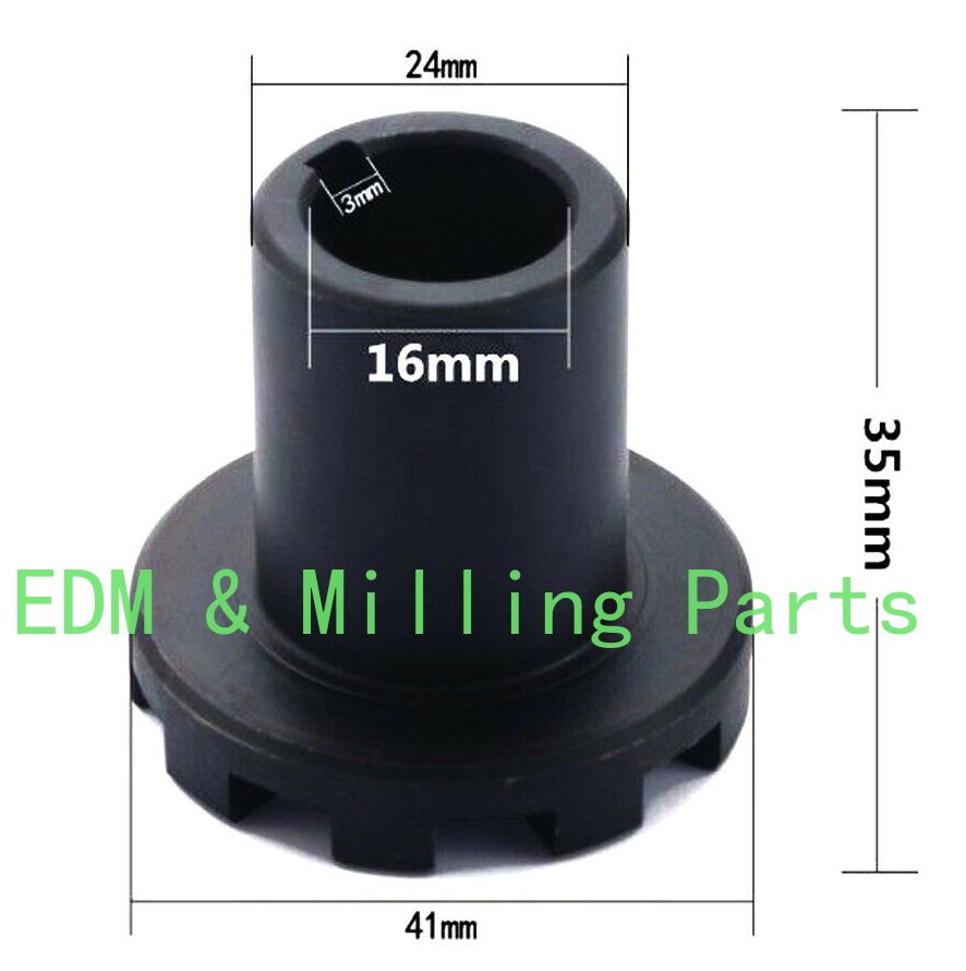 CNC Mill Part Milling Machine Gearshaft Clutch Insert Combining 9 Tooth For Bridgeport Mill Part
