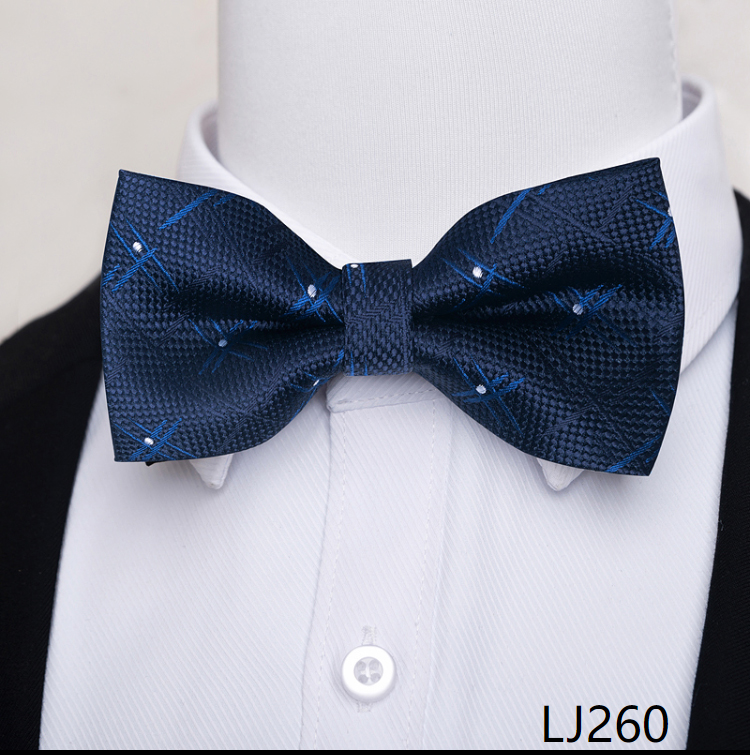 Pajarita de de para hombre, accesorios de boda de color gris oscuro con puntos, pajarita Formal para el día de los amantes de la