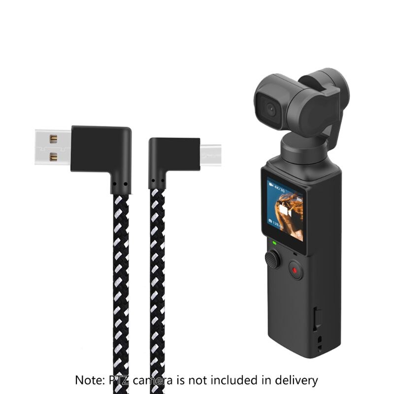 Línea de carga tejida de nailon Cable de datos resistente para Kit de cámara deportiva FIMI PALM