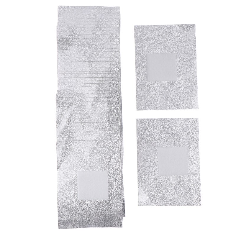 50Pcs/Bag Aluminium Foil Remover Wraps With Acetone Nail Art Soak Off Acrylic Gel Nail Polish Removal