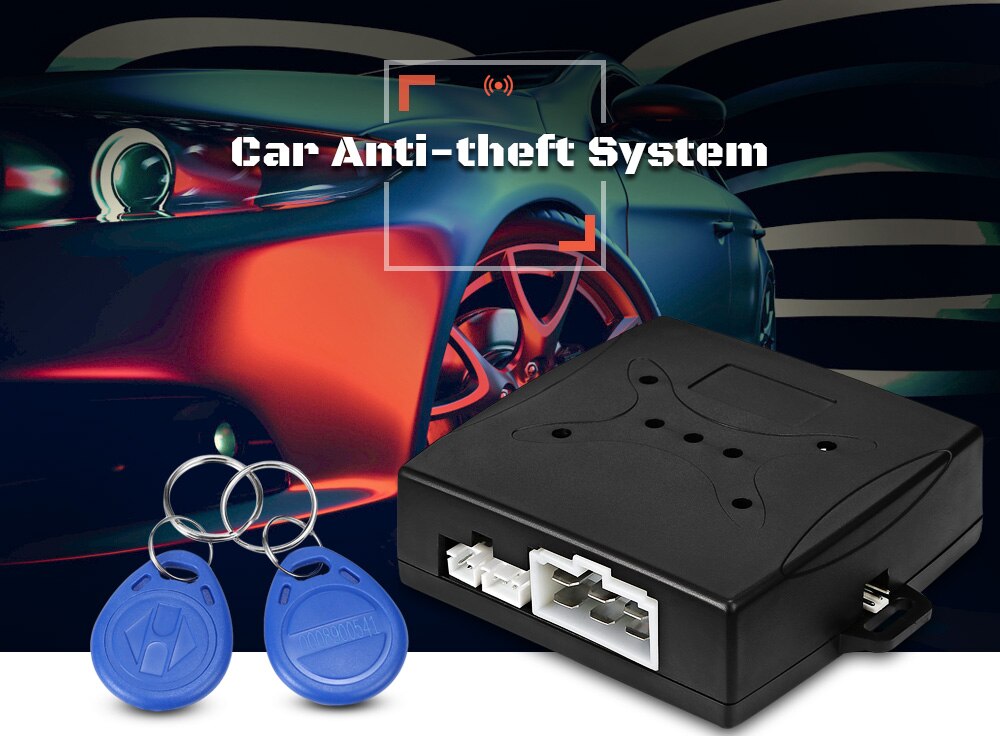 GY902B - 2 Car Anti-theft System RFID Engine Lock Keyless Entry