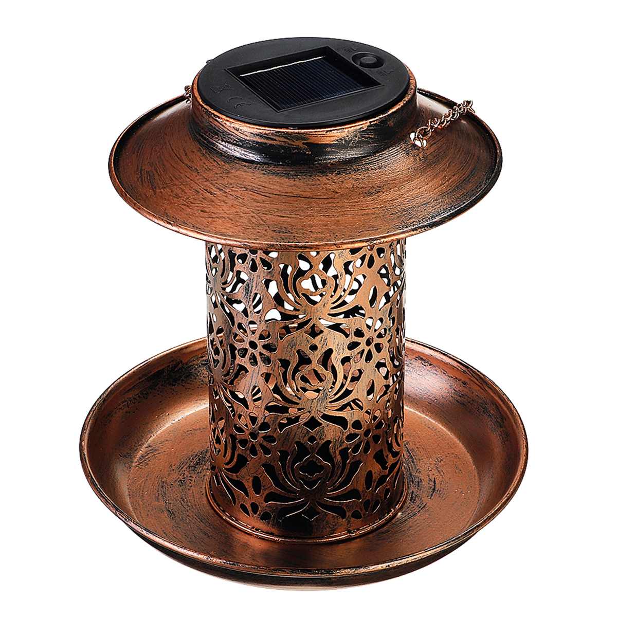 Zonne-energie Vogel Feeder Waterdichte Tuin Opknoping Pathway Solar Licht Balkon Tuin Decoratie Outdoor Vogel Voeden Station