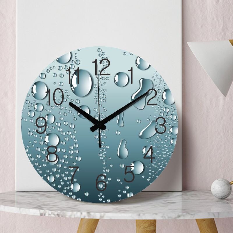 Nordic Retro Wanduhr Moderne Shabby Stil Chic Mechanismus Uhr Hängen Vintage Rost Decor Runde Riesen Uhren Wohnzimmer Hause: 005 / 35cm 14inch