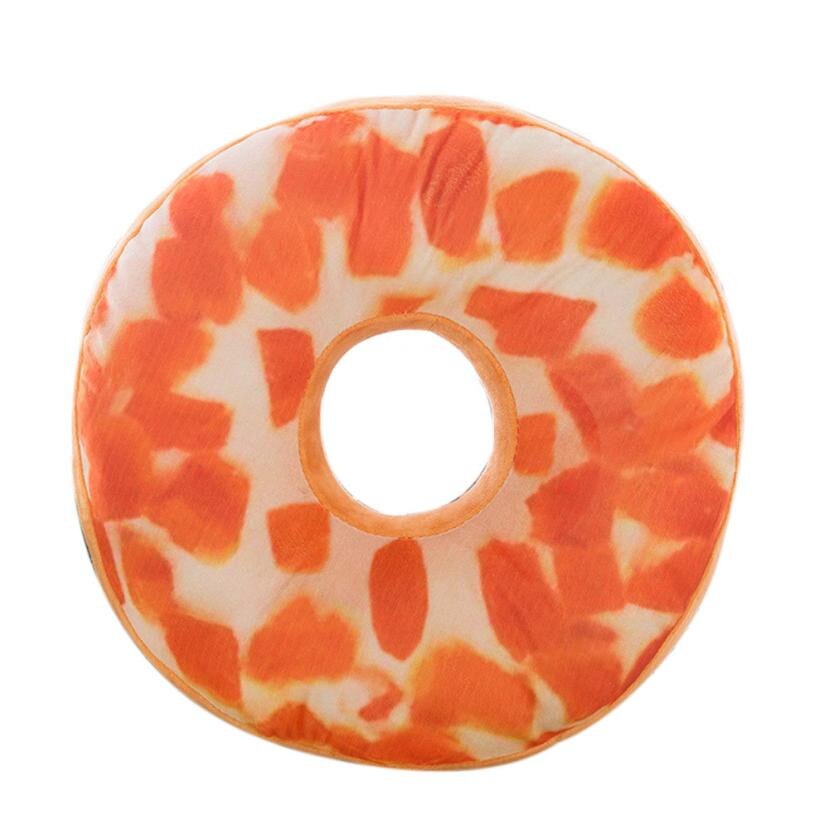 Чехол Подушка Zachte Pluche Kussen Case Voor Home Decoratieve Kussens Voor Sofa Zoete Donut Voedingsmiddelen Kussenhoes Speelgoed Cojines Для дома