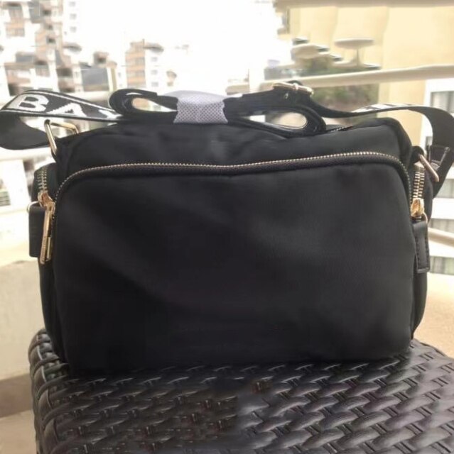 Mochila de Nylon con múltiples bolsillos para mujer, morral cruzado de viaje para chica: 10gold