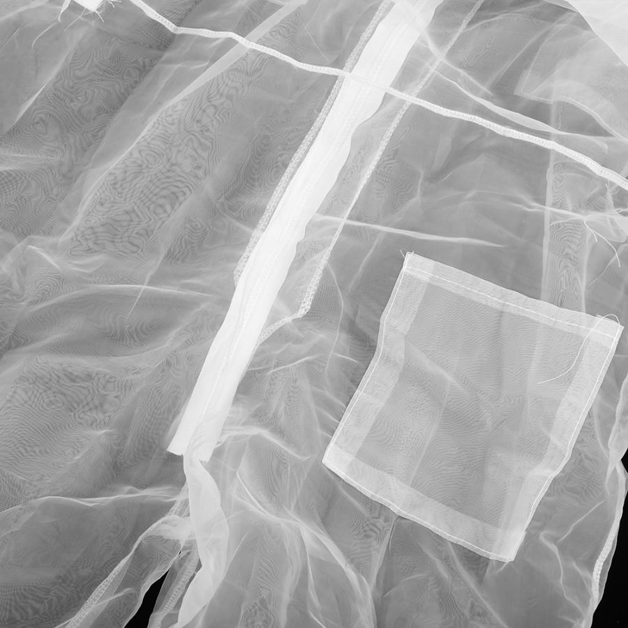 Beekeeper Anti Bee Biting Transparent One-Piece Nylon Mesh Beekeeping Suit Bee Clothing Supplies