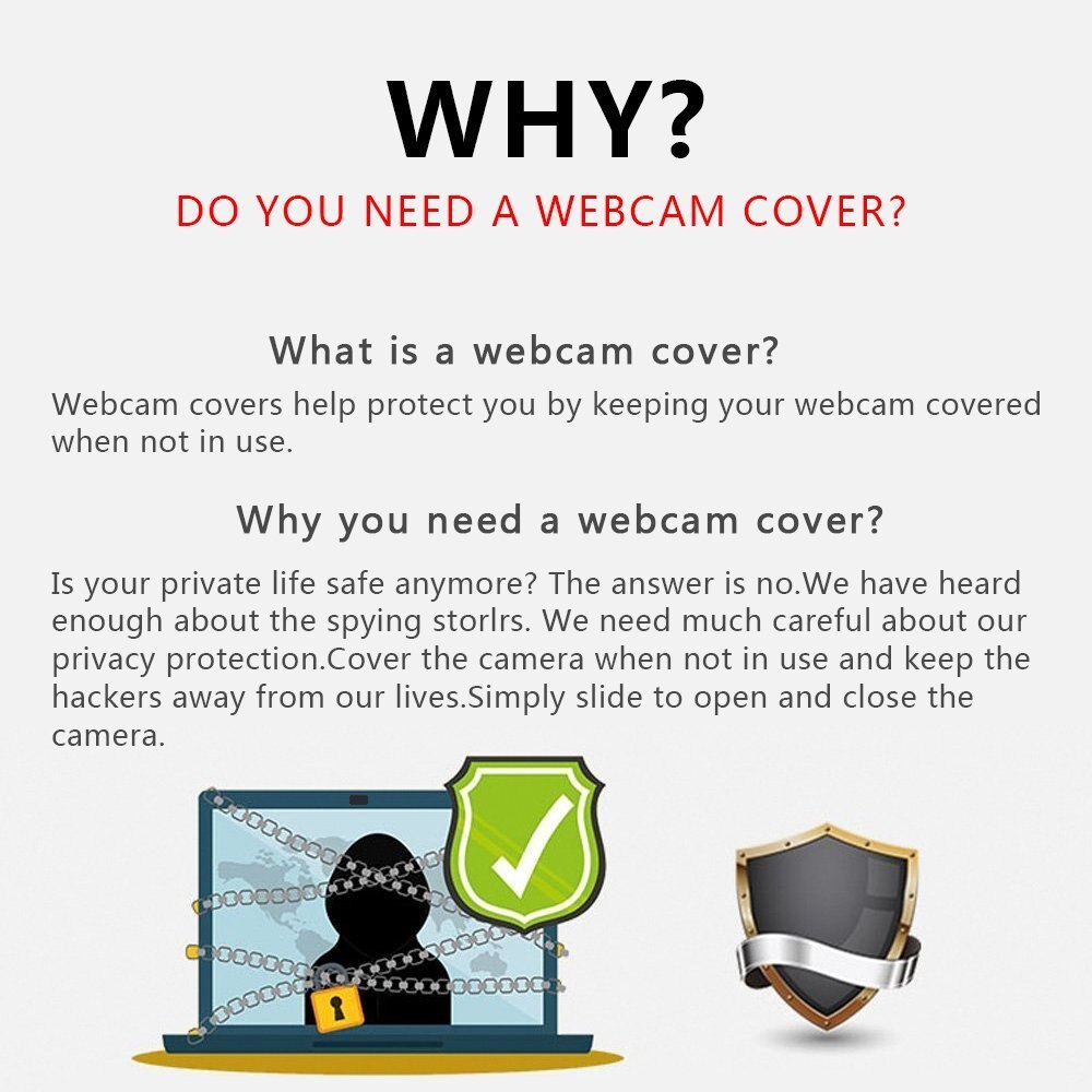 Tapa camara portatil Tapa webcam Ordenador Cubierta de Webcam cubierta protegida imán deslizante de plástico protege la privacidad Mac ios Web laptop