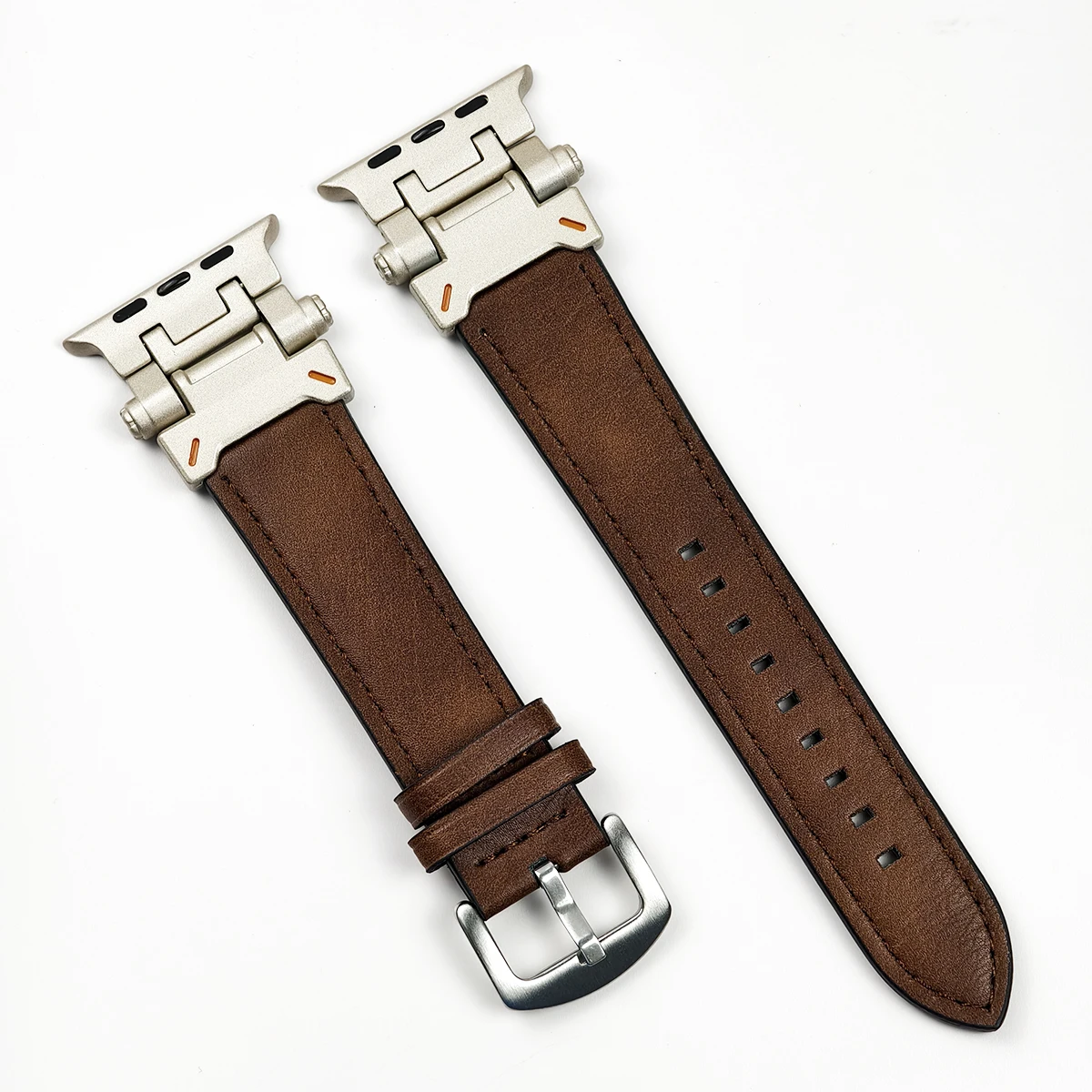 Lederen band voor Apple Watch Ultra 2 Band 49 mm 3 2 1 42 mm Armband voor Iwatch Series 10 46 mm 9 8 7 6 SE 5 44 mm 45 mm horlogeband