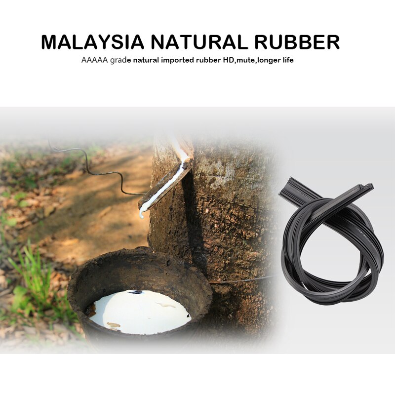 Broshoo ruitenwisserbladen van zacht rubber voor dacia sandero  mk1 mk2