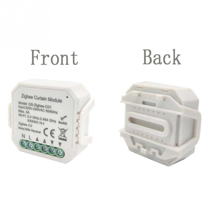 Easy Install With Timer Smart Blind Motor Zigbee App Curtain Switch Module For Roller Shutter Bedroom Family Sharing Home