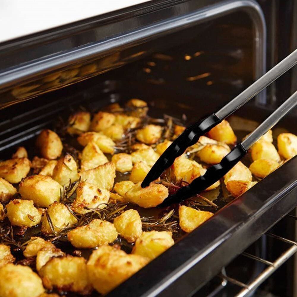 10-Piece Set Of Silicone Kitchen Utensils, Black Non-Stick Cooking Tools And Kitchen Accessories Utensils For Kitchen