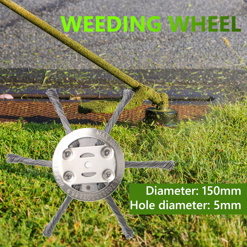 Cabezal de corte de césped resistente al desgaste, disco de deshierbe de alambre de acero anticorrosión, accesorios de cortacésped para césped de acera de patio