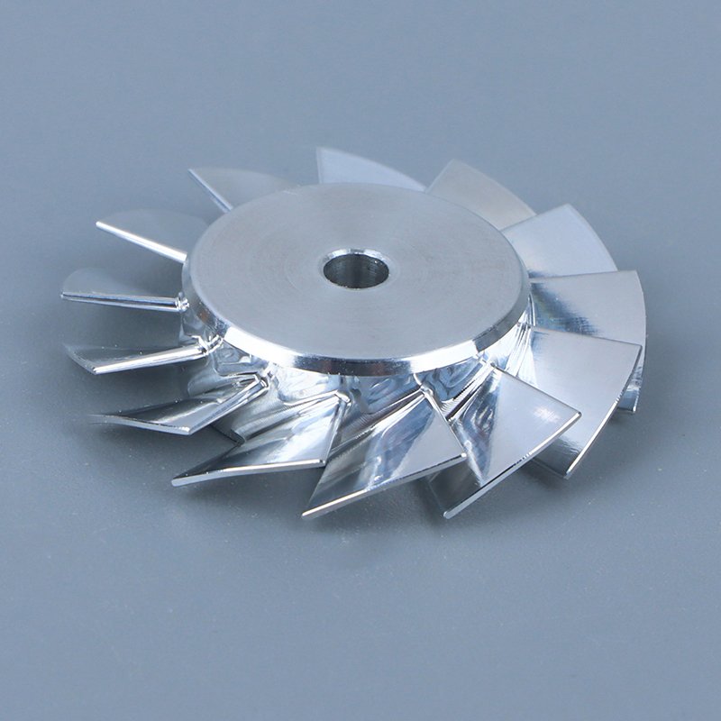 Durable Hair Dryer Parts 27mm Fan Blade Impeller CNC Machined High Precision Aluminium Impeller Repair Accessory