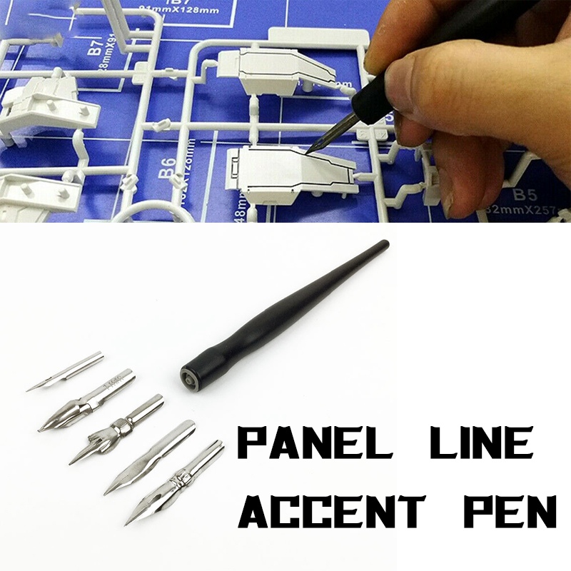 Strumento modello di assemblaggio penna accento linea pannello Evitare lavaggio linea di infiltrazione Strumento passatempo fai da te