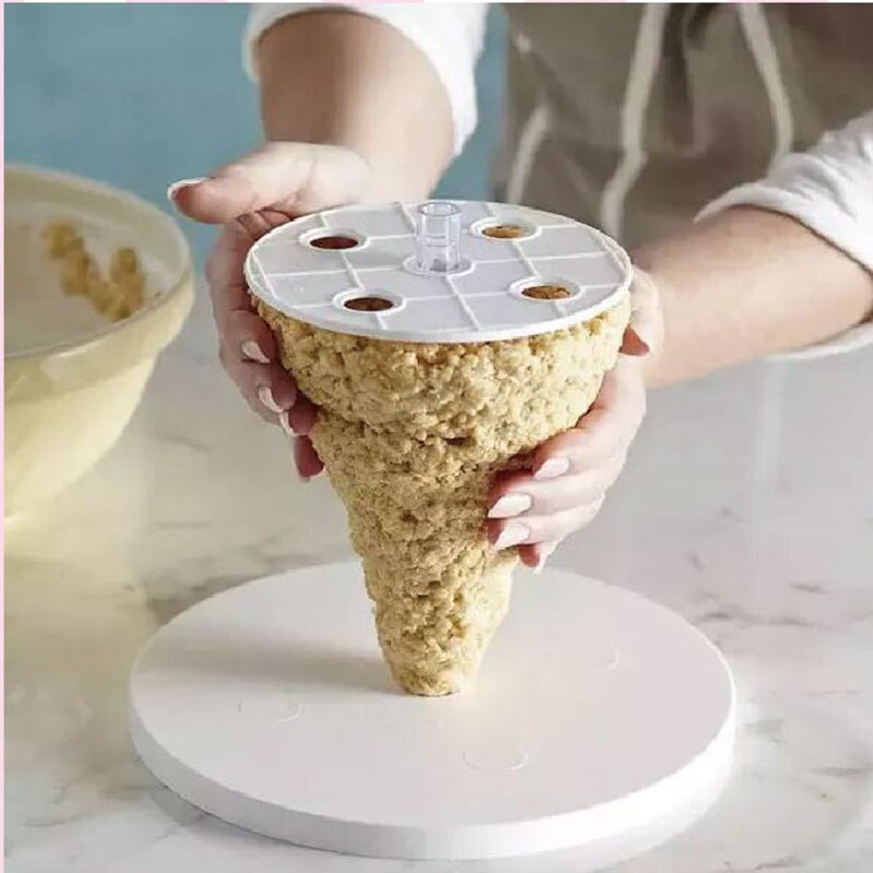 Juego de tortas antigravedad con varios soportes para pastel con capas, herramienta para hornear y decoración de bodas, molde estructural para tartas QA 135 1 Juego