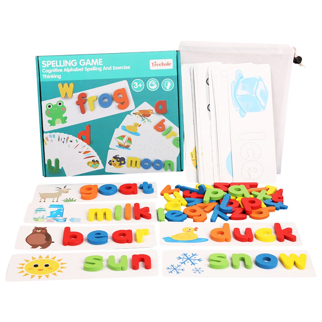 Kids Zien En Ban Leren Speelgoed Developmental Houten Speelgoed Ontwikkelt Woordenschat En Ban Educatief Kids Taal: Default Title