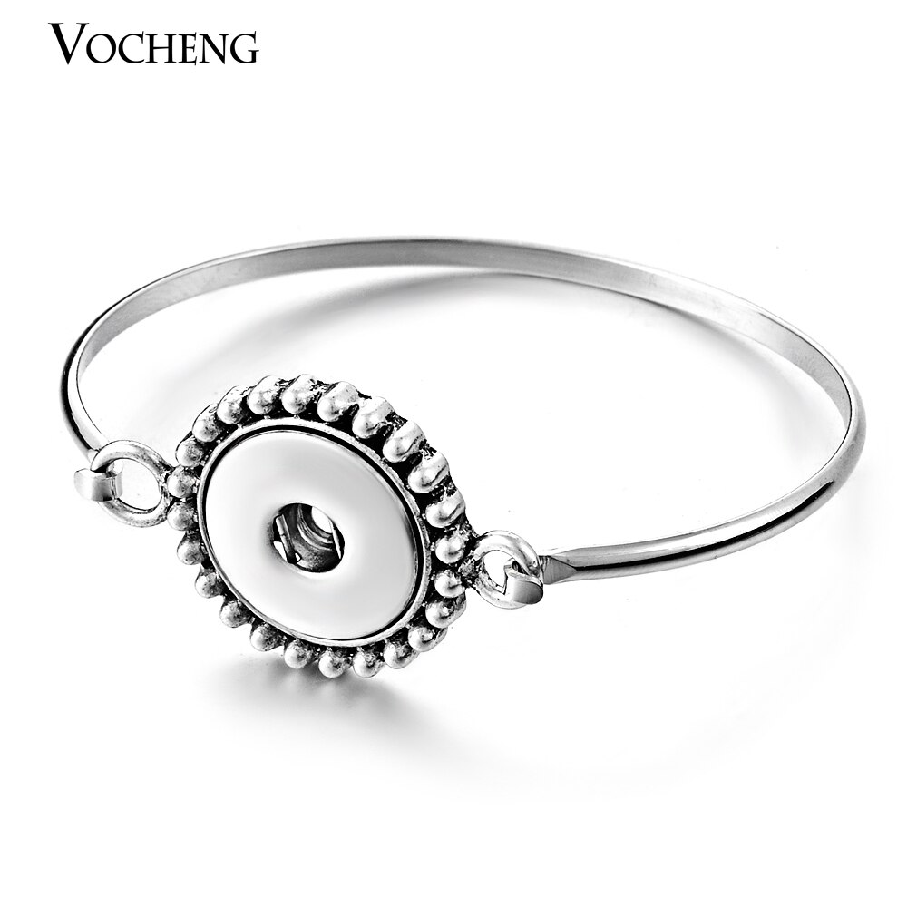 10pcs/lot Vocheng Snap Button Charms Convertible Bangle Interchangeable DIY Jewelry NN-252*10