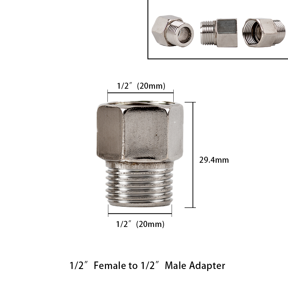 1/2 "3/4" BSP hilo macho hembra tipo T reductor de codo de acero inoxidable adaptador de junta a tope acoplador accesorios de plomería