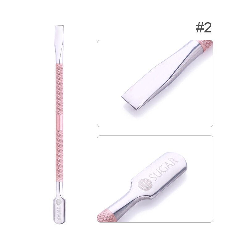 Azúcar UR oro rosa, para uñas cutícula cortauñas de tijeras cortador de cutículas producto para eliminar la piel muerta de pedicura de uñas de arte