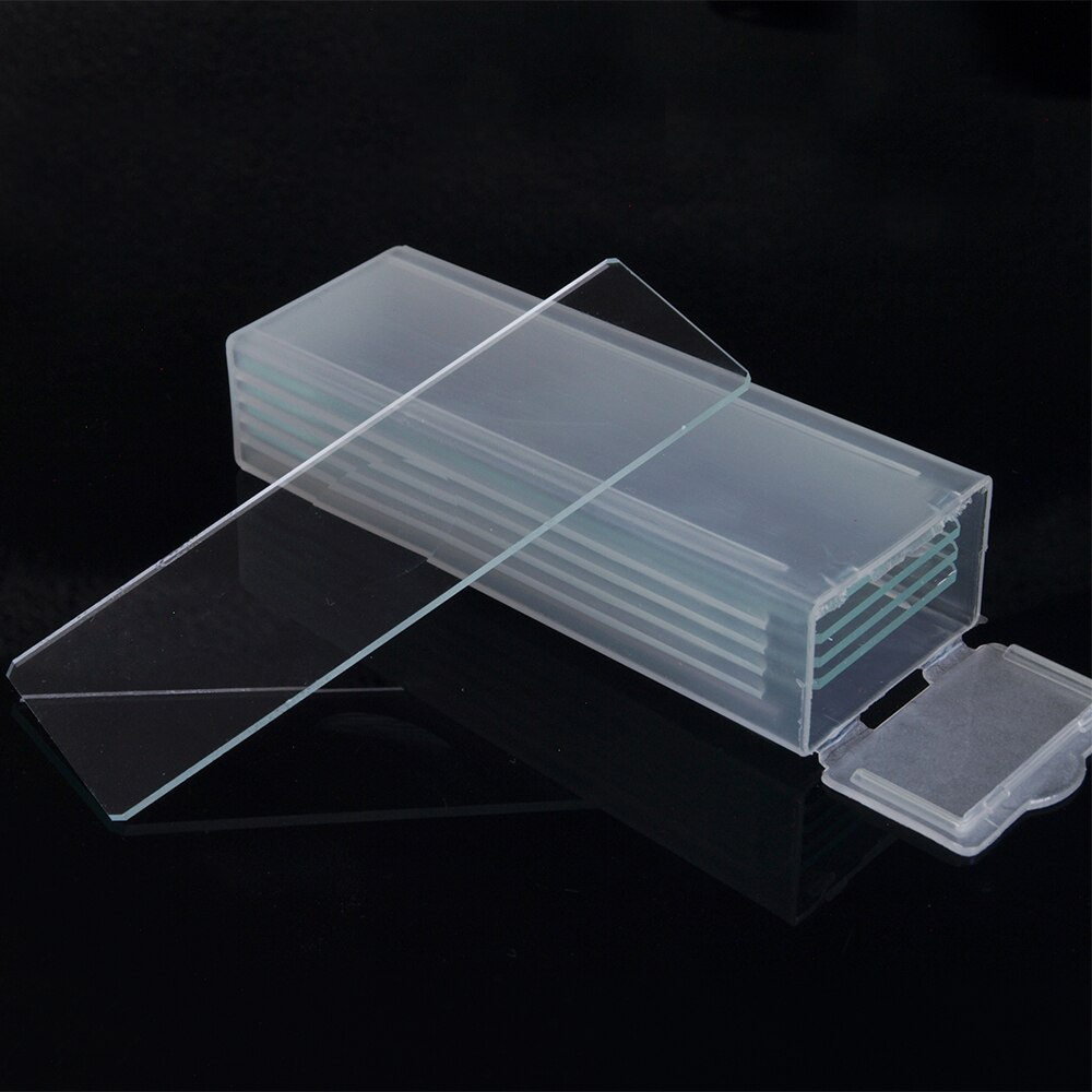 Coverslips de vidrio de cavidad de 1mm de espesor, portaobjetos de vidrio de microscopio cóncavo único, reutilizable, cubierta de muestra en blanco de laboratorio, 5 uds.