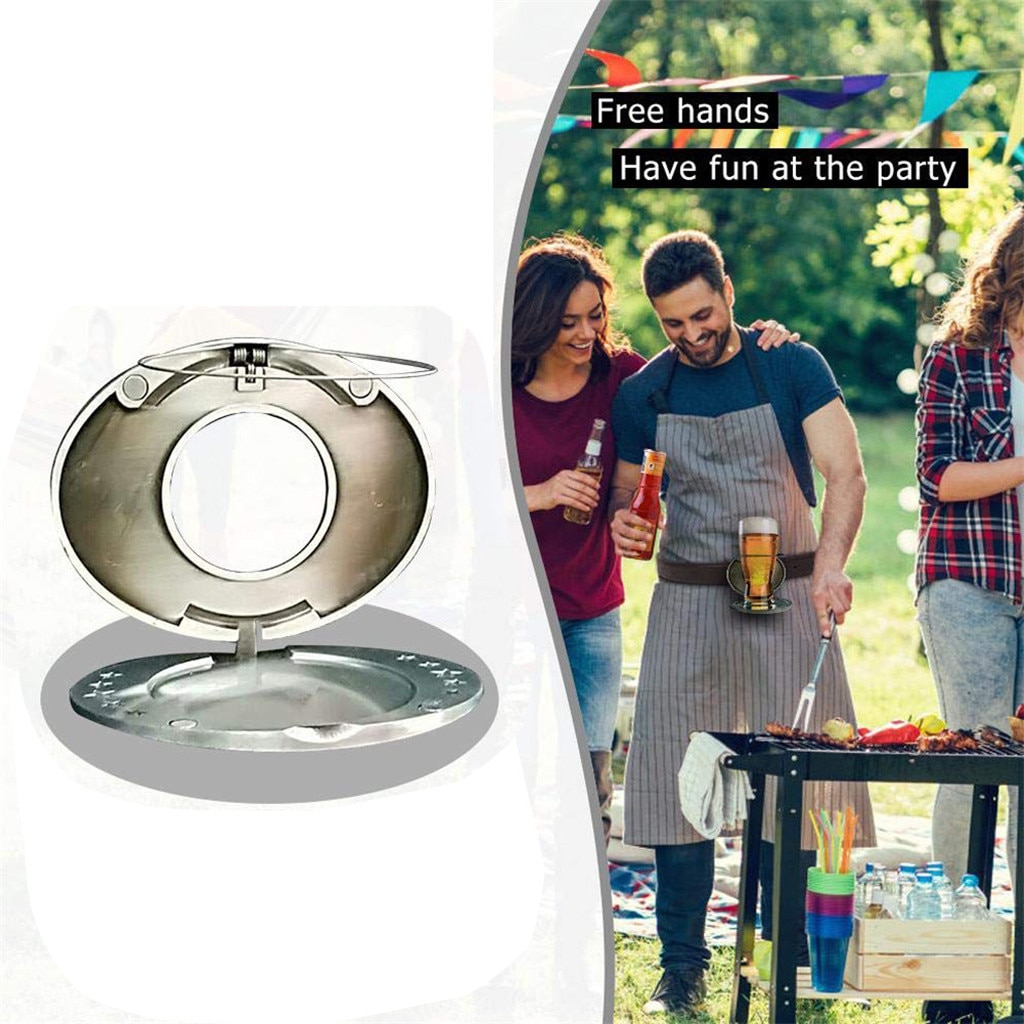 Water Bottle Belt Clip Holder Beer Head Belt Cans Buckle Cup Holder On Belt Funny Bottle Buckle For Camping Picnic Wine Can Hold