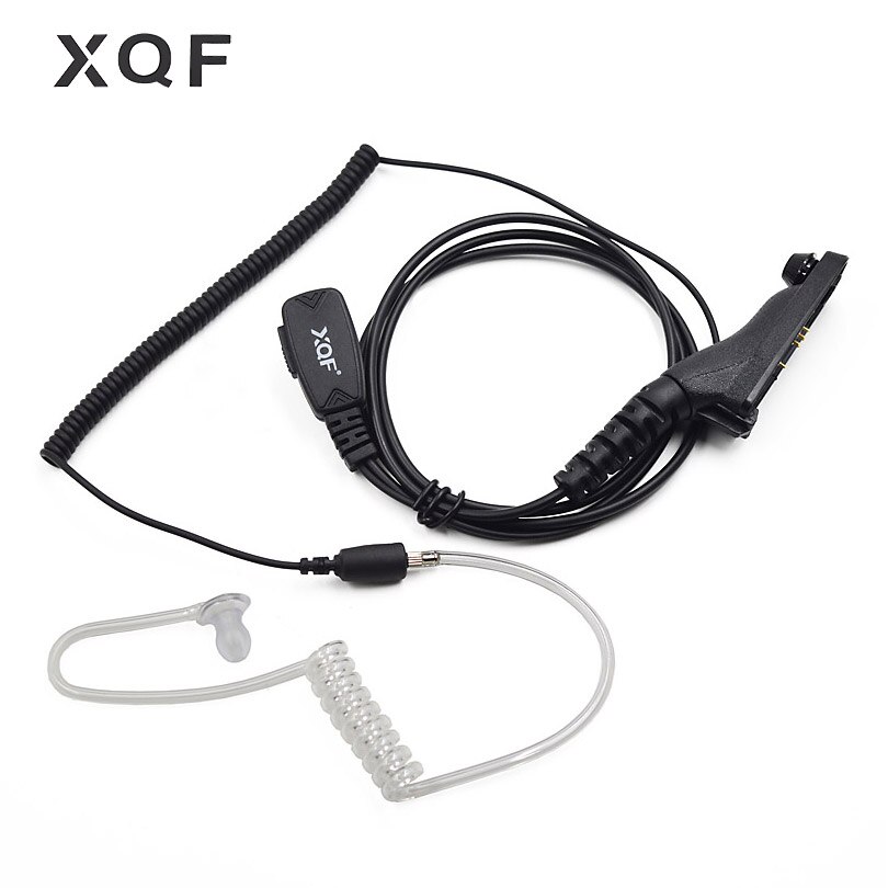 XQF Mooie PTT Air Akoestische Buis Headset Hoofdtelefoon Oortelefoon voor Motorola DP4800 DP4801 MTP6550 APX7000 APX1000 Twee Manier Radio