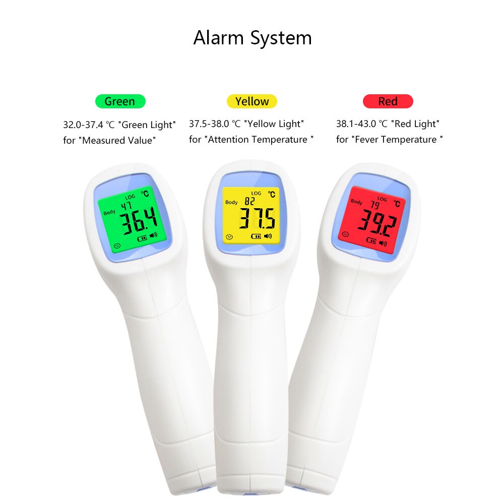 Digitale Infrarood Thermometer Temperatuurmeter Object Contactloze Temperatuurmeting Apparaat 4 Instelling Modi 99 Herinneringen