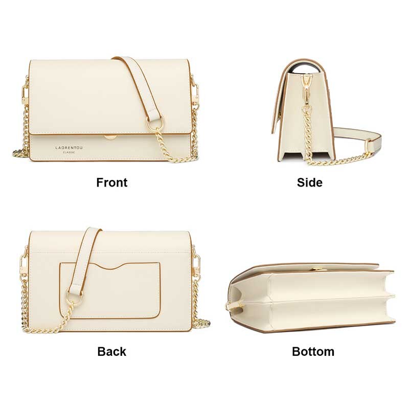 OLDSTERHEAD Einfache lässig Dame Crossbody-tasche Rindsleder Frauen Mini Schulter Umhängetasche Solide Klappe Tasche der murmeln Schild