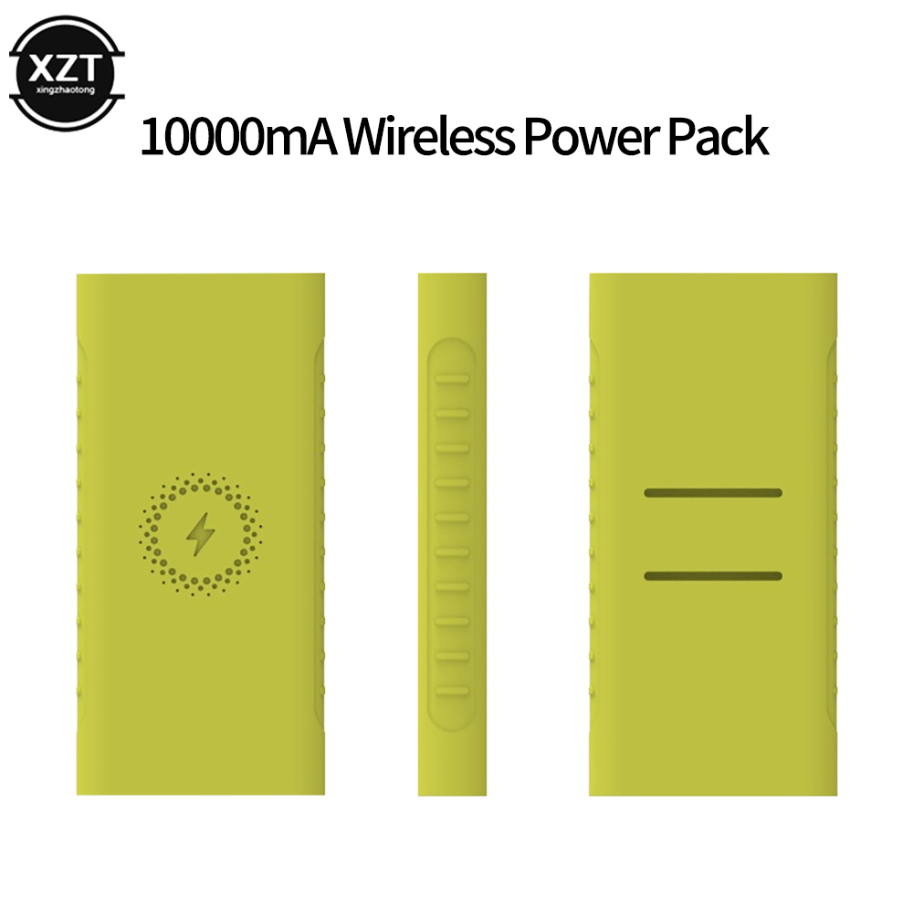 Funda protectora de silicona de Color sólido para Xiaomi Powerbank 10000mAh PLM11ZM WPB45ZM PLM13ZM PB100DZM