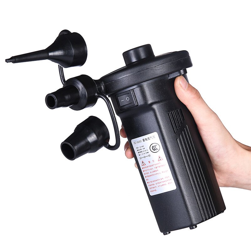 Elbil luftpumpe inflator 110v-240v batteri oppladbar luftpumpe kompressor for madrass oppblåsbart basseng flåteseng båt leketøy