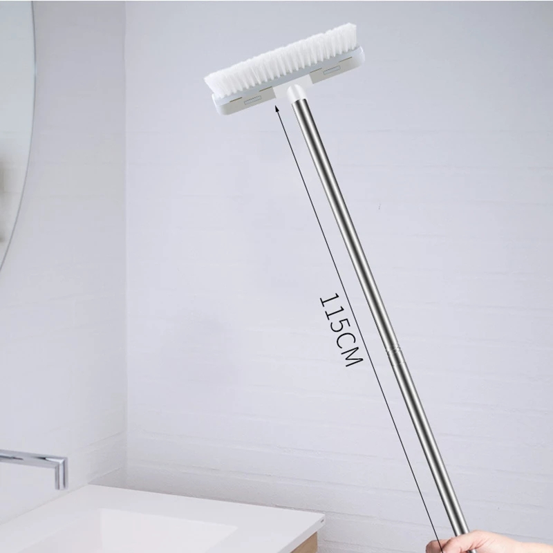 Verstelbare Vloer Borstel Thuis Wc Keramische Tegel Borstel Met Lange Handvat Badkamer Spiegel Keuken Muur Cleaning Zuigmond