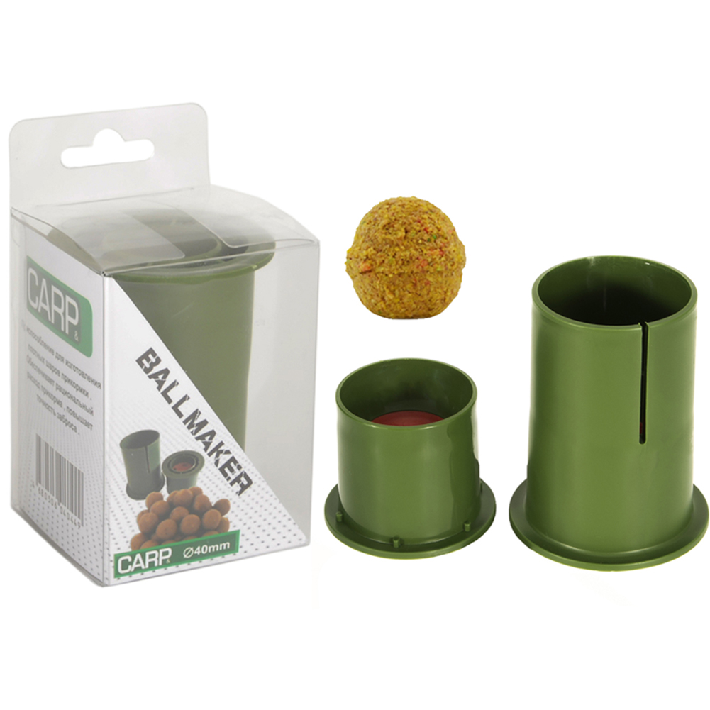 9 * 8 * 6cm fiske bete bollformare mark bete boll bärbar karp maker fiske bete utrustning feeder bete tillverkning tillbehör