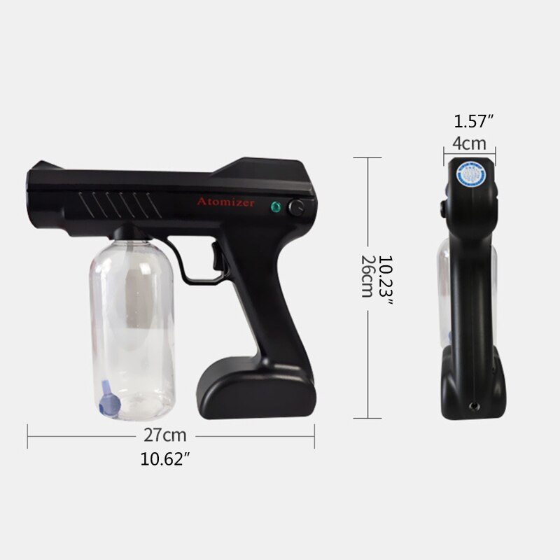 Handheld Nano Sanitizer Spritzgerät Hause Desinfektion Zerstäuber Blau Strahl kabellos Desinfektionsmittel Maschine Dampf sprühen Luft Reinigung Auszustatten