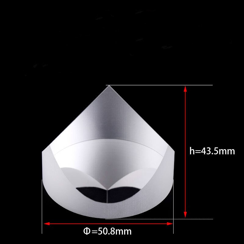 Optische Glas Piramide K9 Materiaal Optische Pad Rotatie Hoge Precisie Piramide