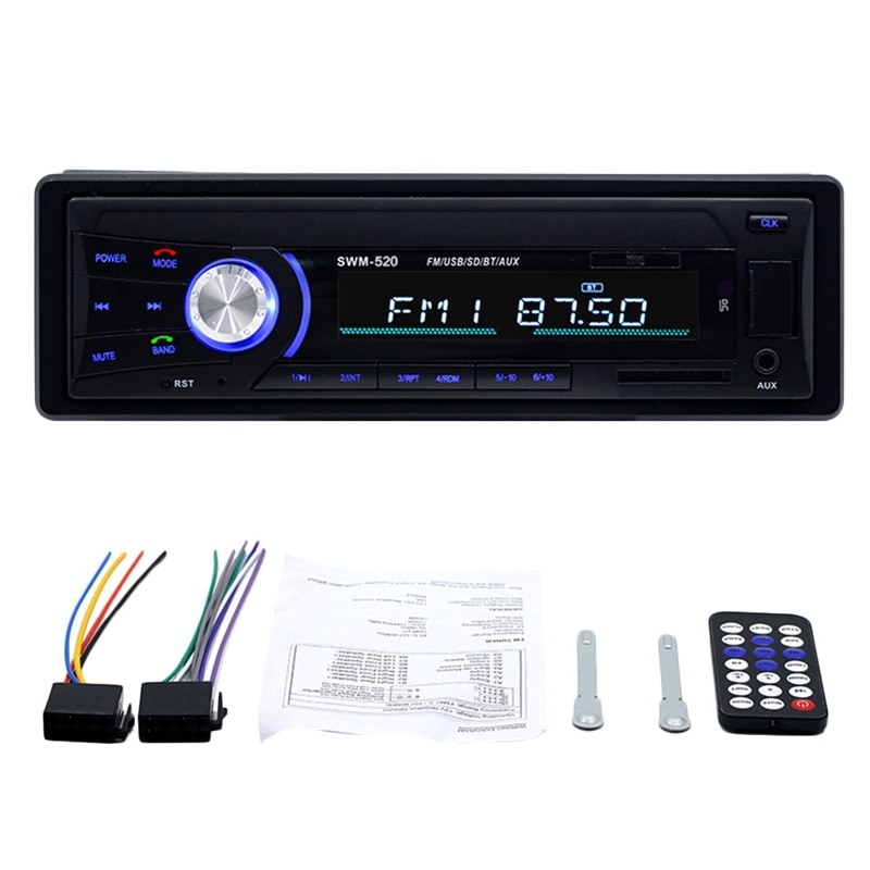 Bluetooth V4.0 Auto Stereo Radio Car Radio 1Din 12... – Vicedeal