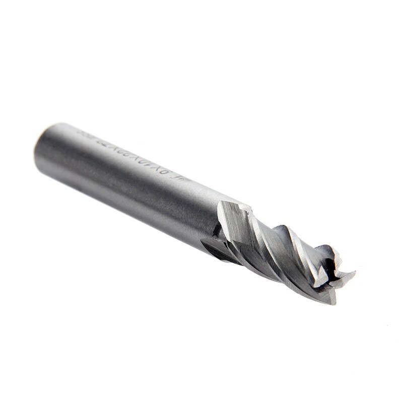 10 stk hss 2-10mm fræser cnc lige skaft 4 fløjte fræser metal fræser cnc værktøjer