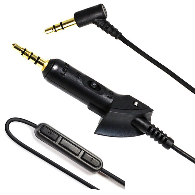 Geschikt Voor Bose Quietcomfort 15 Hoofdtelefoon Kabel Headset Vervanging Lijn QC15 Microfoon Opname Lijn Volumeregeling Lijn