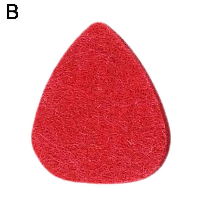 Multi Color Guitar Pick Wool Felt Picks Guitar Accessories Ukulele Soft Felt Picks 1pcs: B