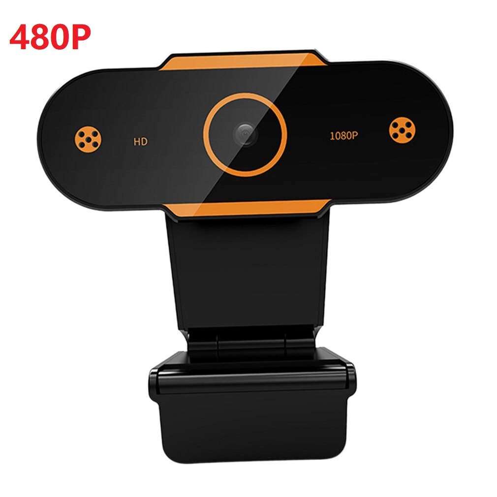 Webcam 1080P 720P 480P Full HD Web Camera Built-in Microphone Rotatable USB Plug Web Cam For PC Computer Mac Laptop Desktop: 480P