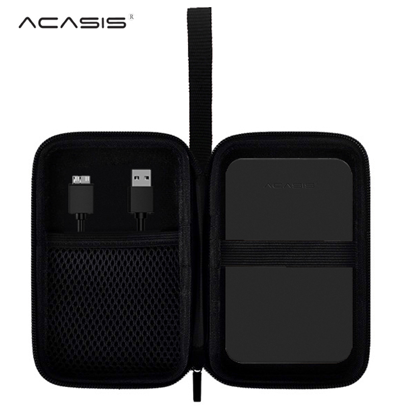 Acasis&#39;&#39;2tb 1Tb 500Gb Super Externe Harde Schijf Schijf USB3.0 Hdd Opslag Voor Pc, Mac,Tablet, xbox, PS4, Tv Box 4 Kleur Hd: Black / 750GB