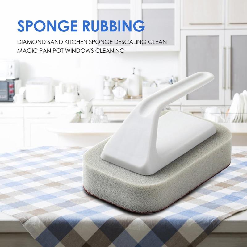 Spons Scrubber Borstel Duurzaam Pan Sterke Ontsmetten Borstel Thuis Keuken Cleaning Tools Noodzakelijke Huishoudelijke Schoonmaakproducten