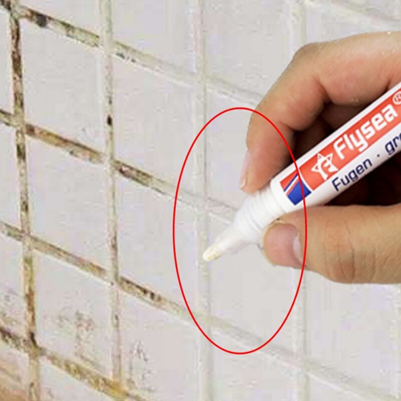 Formstøbt rengøringsmiddel flise hvid mærke reparation pen huller til alle formål genopfyldning injektionsmørtel genopfrisker brusebad badeværelse maling renere