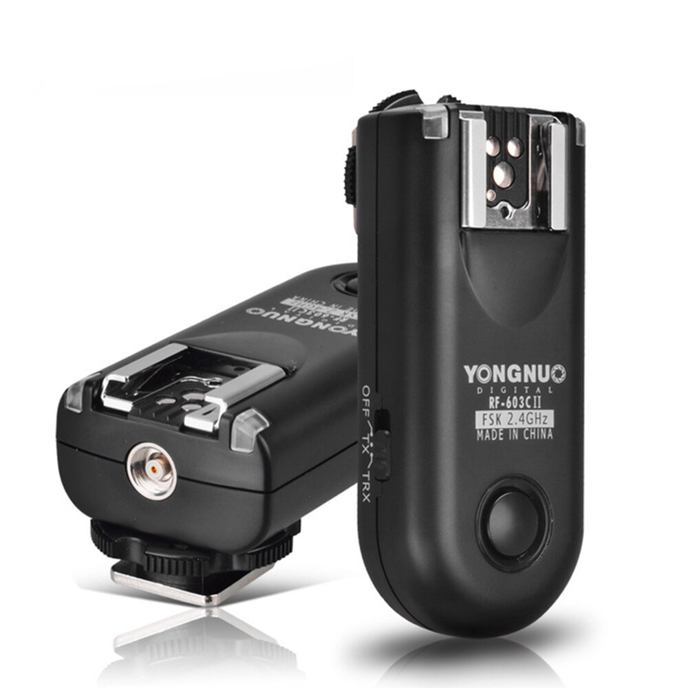 YONGNUO RF-603 II C1 Radio inalámbrico, disparador de Flash remoto para Canon 1100D 1000D 600D 700D 650D 100D 550D 500D 450D 400D 350D 300D