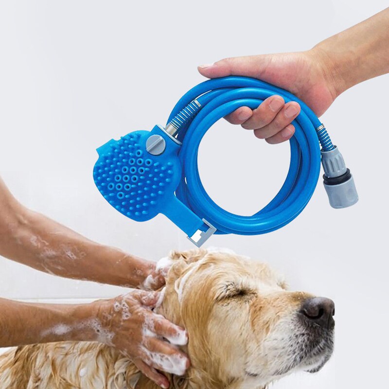 Pet Hond Kat Baden Spuit Douchekop Schoonmaakproducten Voor Dier Huisdier Producten Massage Borstel Hond Accessoires Hond Bad