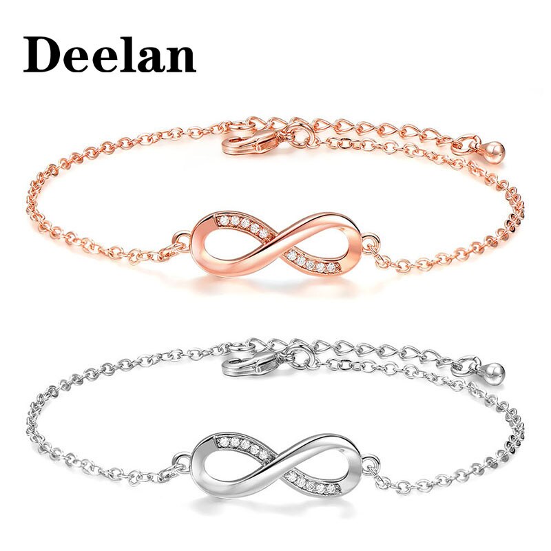 DEELAN Mode armband voor vrouwen eenvoudige stijl persoonlijkheid 8th bruiloft armband vriendschap Valentijn dag