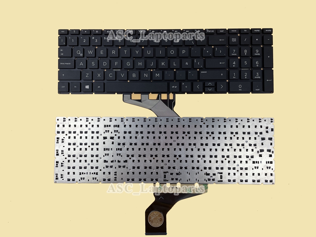 Latin Spanish Teclado Toetsenbord Voor Hp Thuis 15-db000 15-db0002la 15-db0003la 15-db0004la 15-db0005la 15-db0006la Zwart: Latin Spanish