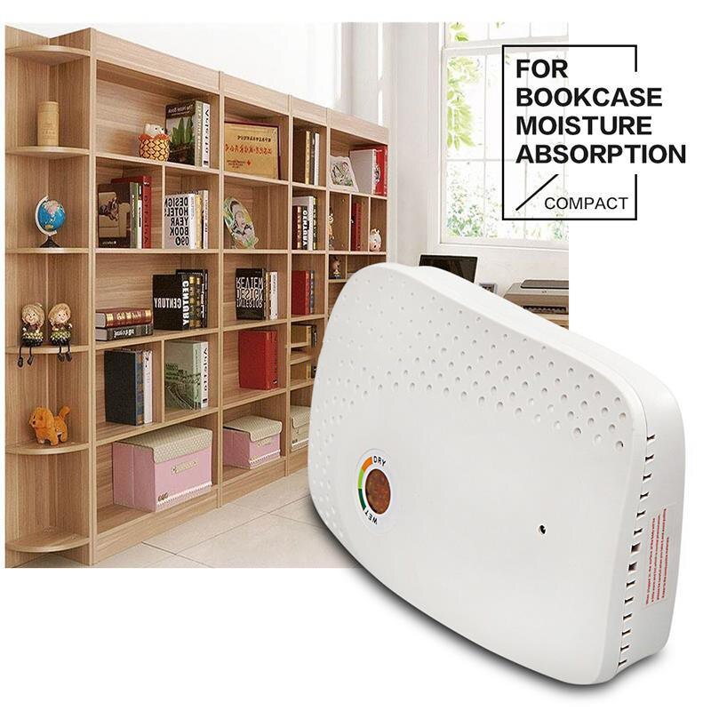 Mini Wireless Rechargeable Dehumidifier With EU/US Plug Air Dryer For Home Office Bathroom Trunk Shoebox Cupboard