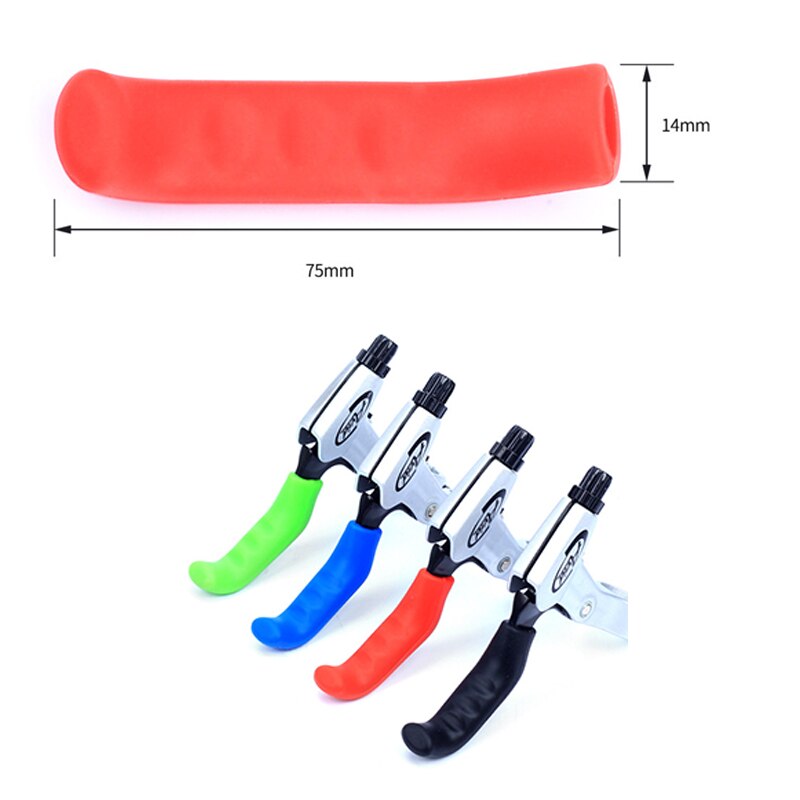 Empuñaduras de silicona para bicicleta de montaña, mangos de esponja para manillar, suaves y ultraligeros, guante de silicona antideslizante, 1 par