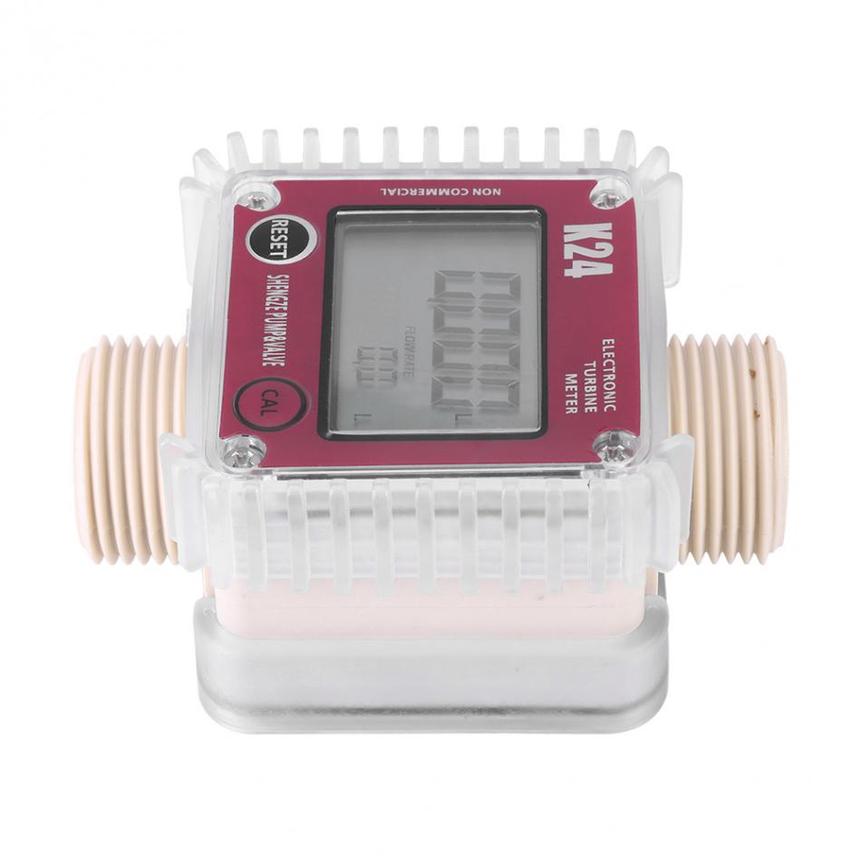 K24 Digital Diesel Oil Fuel Meter Gauge For Chemicals Liquid Water Measurment Tools Tester